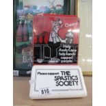 A vintage collection box Help Andy Capp The Spastics Society