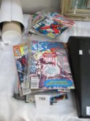 A collection of Marvel comics including Silver Surfer