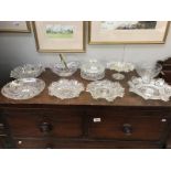 A good lot of glass dishes and bowls