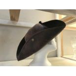 A Tricorn leather hat