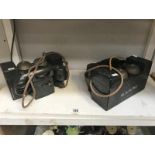 2 field telephones both marked WLH/3/56
