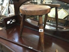 An old milking stool