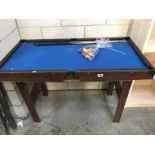 A childrens pool table