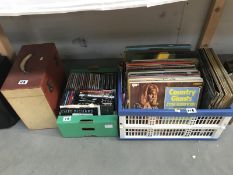 A quantity of assorted LP records,