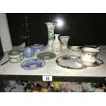 A quantity of Wedgwood, Royal Albert etc.