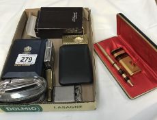 A quantity of cigarette lighters including Dunhill and Duporth