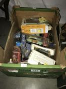 A quantity of boxed and unboxed diecast including Matchbox, Lledo etc.