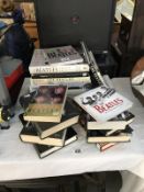 A collection of books on The Beatles etc.