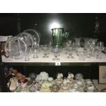 A good lot of glasses etc.