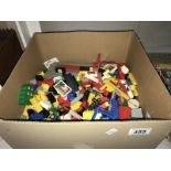 A box of vintage Lego