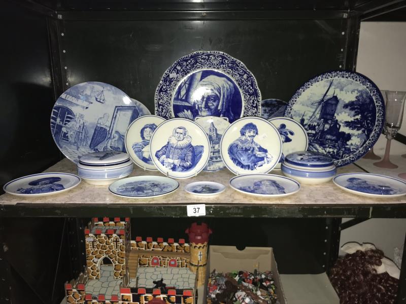 A quantity of good Delft china