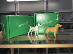 A boxed Beswick Labrador and a boxed Beswick Dalmation