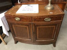 A mahogany Inlaid cabinet