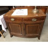 A mahogany Inlaid cabinet