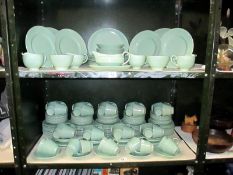 Approx. 230 pieces of vintage Beryl Wood ware including 48 trios of plates, saucers and cups etc.