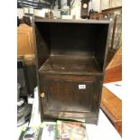 A1930's oak pot cupboard