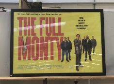 A framed 'The Full Monty' cinema poster