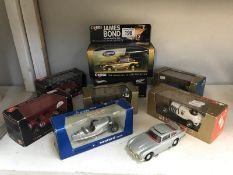 A quantity of boxed diecast including Brumm and Corgi James Bond