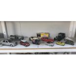 A quantity of diecast cars