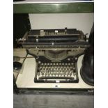 A vintage Underworld typewriter