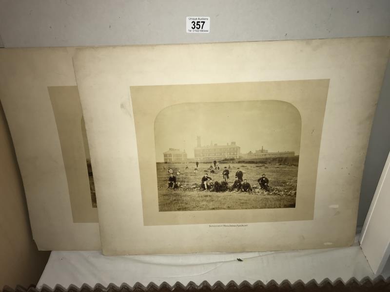 2 early mounted photographs by J.