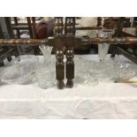 A quantity of glass vases, bowls etc.