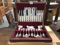 A new Sheffield plated canteen of cutlery