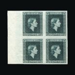 Bradbury Wilkinson Collection : NEW ZEALAND: 1954-63 OFFICIAL imperf matching left sheet marginal