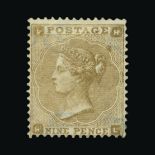 Great Britain - QV (surface printed) : (SG 86) 1862-64 9d bistre, HL, centred to bottom, nice little