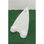 Porcelain Clothes Iron Stand, 8"h