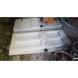 4 x old white Pine Internal Doors, various sizes