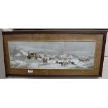 Framed Print, "The Seasons" (Winter) after WJ Shayer