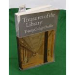 BOOK - Peter Fox, Treasures of the Library - Trinity College Library, 1986, 1st Edition,
