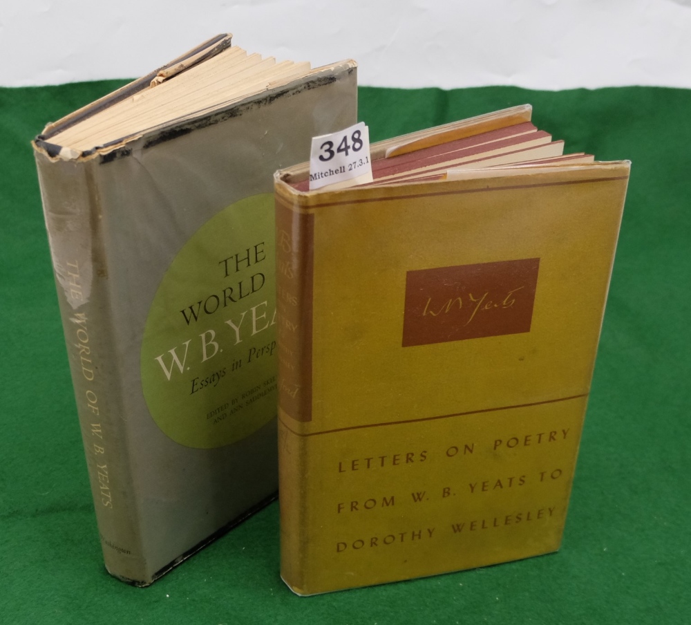 BOOK - Letters on Poetry from WB Yeats to Dorothy Wellesley, 1940, 1st Edition and Skelton &