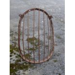 Large Bow-Shaped Wall Hanging Hay Rack