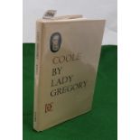 BOOK - Lady Gregory, Coole, 1971, limited edition, signed inscribe copy by Liam Miller, designer