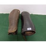 2 pairs of Leather Leg Chaps (1 stamped Dublin)