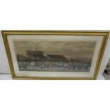 19thC Lithograph – “Punchestown”, 1869 Royal Visit, after Samuel Waterhouse, pub’d T Cranfield,