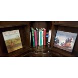 Shelf of Books of modern Equestrian interest – Red Letter Days, biographies of Vincent etc