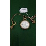 Gent’s Pocket Watch with white dial Waltham, stamped Illinois Watch case Co, Elgin USA, 2949937 with
