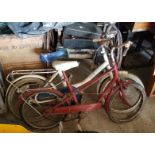 Child Tricycle (red) and 2 x Children’s Bicycles (one red, one Raleigh) (3)