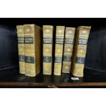 Books – 6 x Volumes Scott’s Bibles, 1-6, pub’d 1826 by Thomas Scott (a new edition), leather