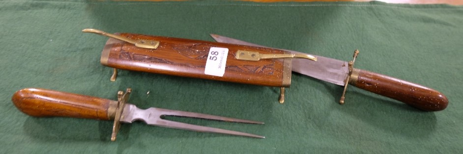 Ornamental Indian Dagger stand with 2 daggers