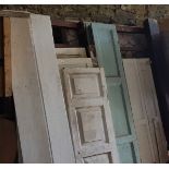 Assorted Shutters, some with hasps