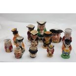 13 miniature Toby Jugs – Mr Pickwick etc