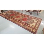 Cream Ground Persian Hariz Runner of Northern Iran origin, traditional Hariz design (very long) 3.