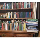 Group of hardback novels, gardening, well-being etc Interest (2 shelves)