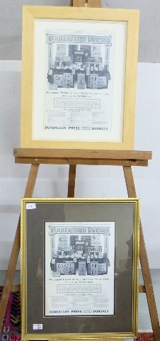 2 x Dundalgen Press, Reproduction prints, Framed, 23x19 & 26 x 22 (frame size) (2) - Image 2 of 2