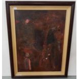 Eileen Graham - Bark, Mixed media, Framed, 37x30 (frame size)