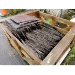 Pallet and Crate of mixed old Slates, some very large, 200+ (very good quality)